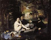 Edouard Manet Grass lunch Sweden oil painting artist